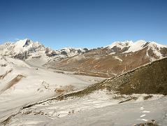 06 Dhaulagiri V, Dhaulagiri III, Dhaulagiri II, Sita Chuchura, Hidden Valley, Mount Hongde From The Top Of The Ridge Above Kalopani At 5646m Climbing Dhampus Peak